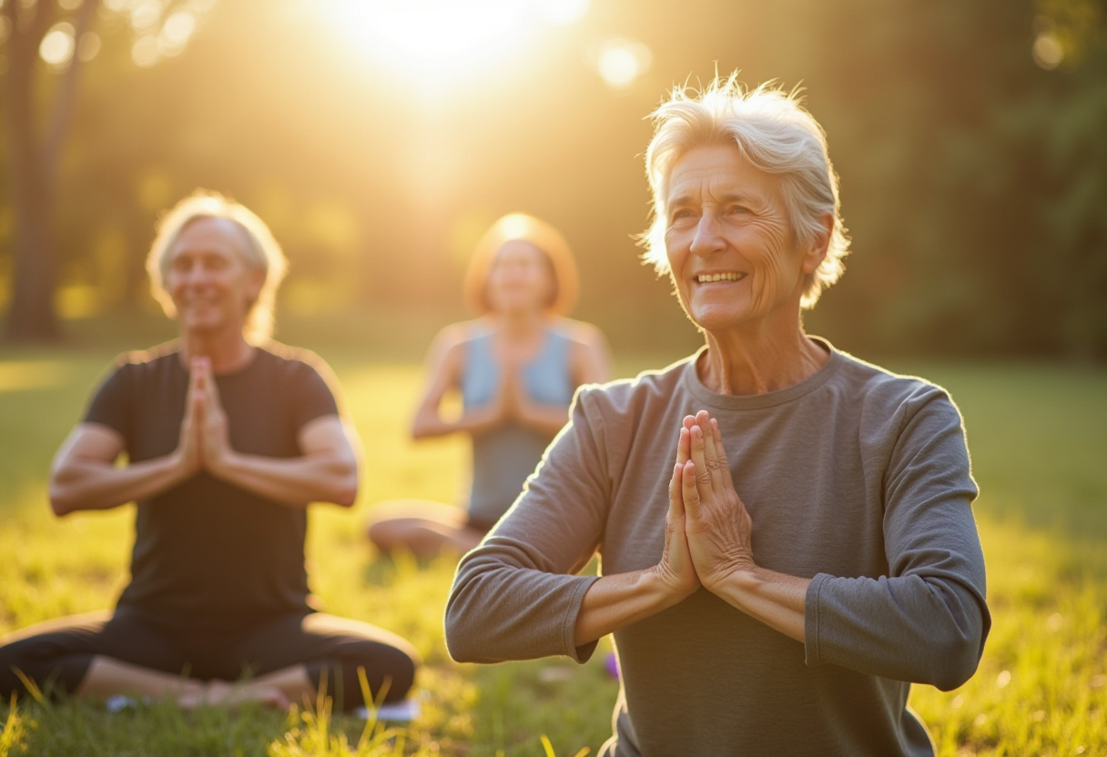 Затишна студія йоги з природним освітленням